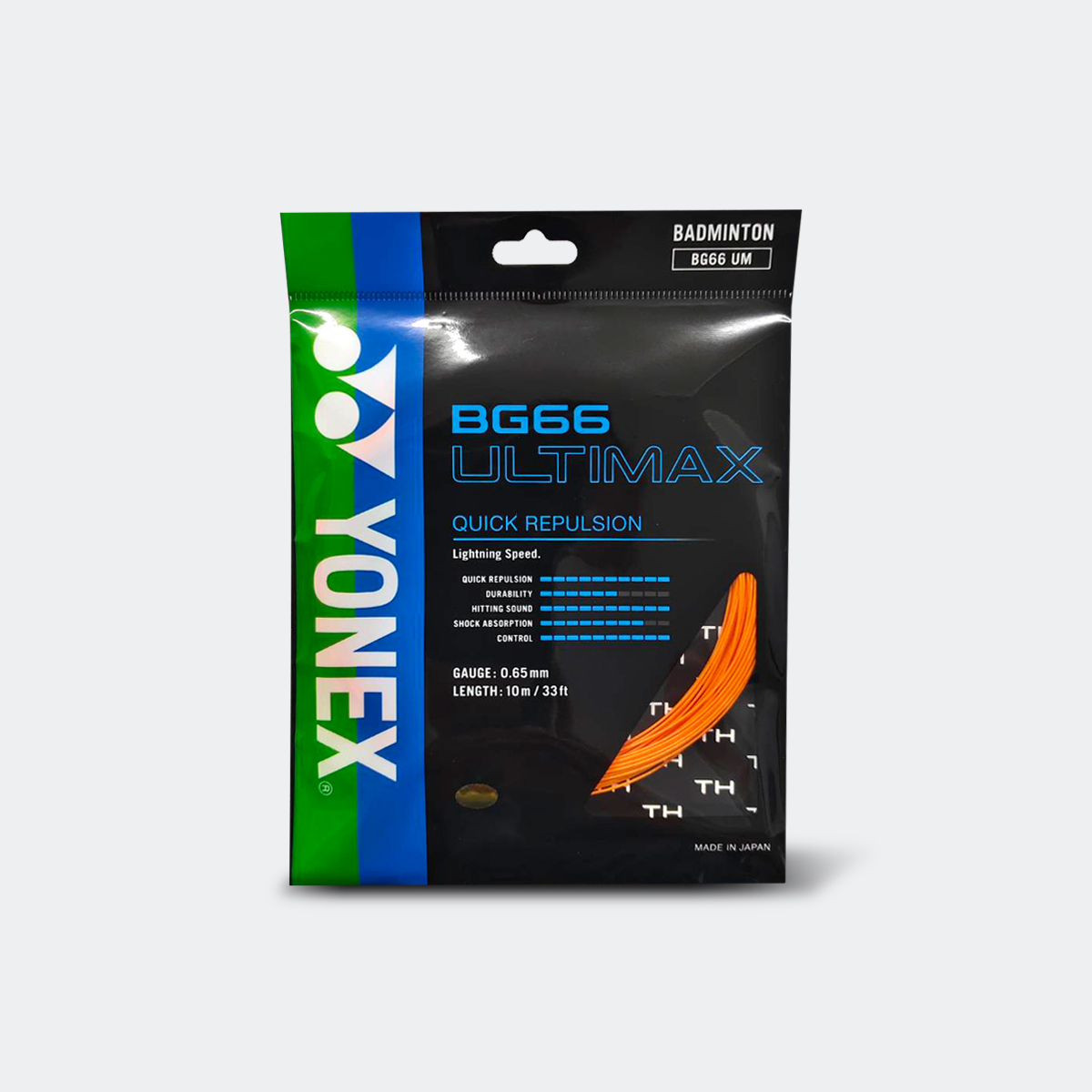 YONEX BADMINTON STRING BG-66 ULTIMAX Orange | Sportsworld Shop Online
