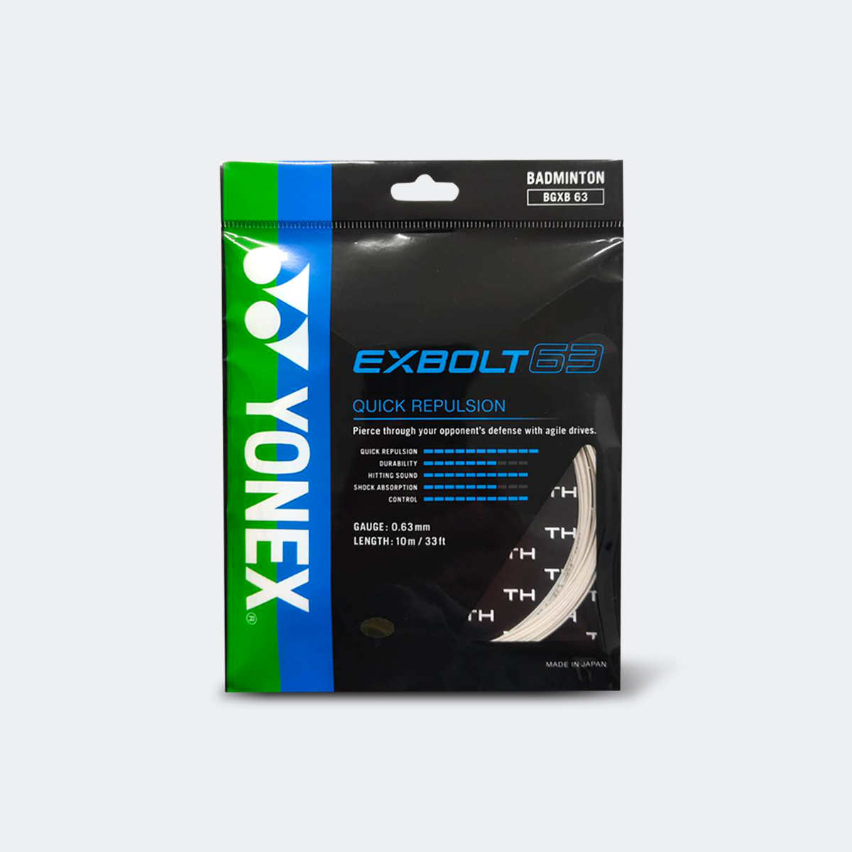 YONEX BADMINTON STRING-EXBOLT-63 White | Sportsworld Shop Online