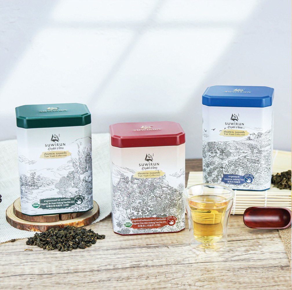 กล่องชาอูหลงพรีเมี่ยม 3 แบบ 